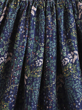 Load image into Gallery viewer, Campana Girls Heera Lehenga Choli with Dupatta Set - Divine Forest Print - Navy Blue
