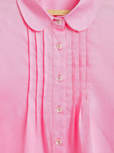 Load image into Gallery viewer, Campana Girls Aria Pure Cotton Pleated Top - Candy Pink
