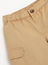 Load image into Gallery viewer, Campana Boys Yohan 100% Cotton Cargo Shorts - Beige
