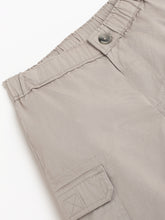 Load image into Gallery viewer, Campana Boys Yohan 100% Cotton Cargo Shorts - Light Grey
