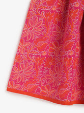 Load image into Gallery viewer, Campana Girls Gulnaz Lehenga Set - Blockprint &amp; Jaal Print - Magenta

