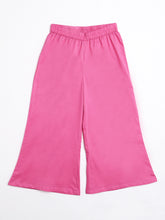 Load image into Gallery viewer, Campana Girls Kavya Panelled Kurta with Flared Pants &amp; Dupatta Set - Floral Print - Purple &amp; Pink
