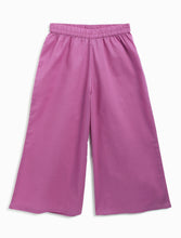 Load image into Gallery viewer, Campana Girls Kavya Floral Printed Cotton Kurta Palazzo Set with Dupatta - Pink &amp; Purple

