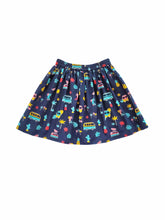 Load image into Gallery viewer, Campana Girls Katie Skirt with Top Clothing Set - Blue &amp; Navy
