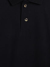 Load image into Gallery viewer, Campana Boys 100% Cotton Jersey Knit Collar Polo T-Shirt - Black
