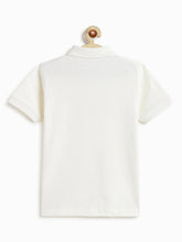 Load image into Gallery viewer, Campana Boys Pure Cotton Short Sleeves Pique Polo T-Shirt - White
