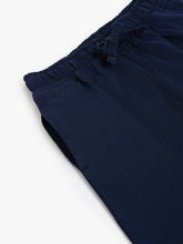 Load image into Gallery viewer, Campana Boys 100% Cotton Jersey Shorts with Placement Print - Navy Blue
