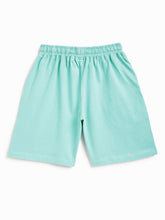 Load image into Gallery viewer, Campana Boys 100% Cotton Knit Pack of Two Boys Shorts With Placement Print - Black &amp; Blue
