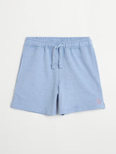 Load image into Gallery viewer, Campana Girls Simone Pack of Two Solid Cotton Terry Shorts - Pink &amp; Blue
