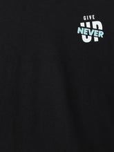 Load image into Gallery viewer, Campana Boys Luciano Conversational Print Full Sleeve T-Shirt - Black
