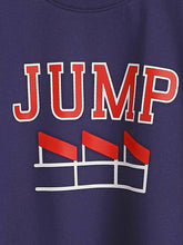 Load image into Gallery viewer, Campana Boys Pure Cotton Full Sleeves Jump Graphic &amp; Text Printed T-Shirt - Navy &amp; Red
