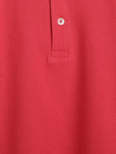 Load image into Gallery viewer, Campana Boys Alexander 100% Cotton Jersey Full Sleeves Solid Henley T-Shirt - Red
