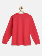 Load image into Gallery viewer, Campana Boys Alexander 100% Cotton Jersey Full Sleeves Solid Henley T-Shirt - Red
