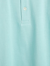 Load image into Gallery viewer, Campana Boys Alexander 100% Cotton Jersey Full Sleeves Solid Henley T-Shirt - Ocean Blue
