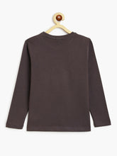Load image into Gallery viewer, Campana Girls Pure Cotton Full Sleeves Postcards Print T-Shirt - Grey

