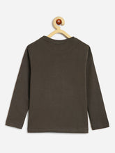 Load image into Gallery viewer, Campana Girls Pure Cotton Full Sleeves Little Things Print T-Shirt - Grey
