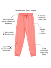 Load image into Gallery viewer, Campana Girls Iris Joggers - Pink
