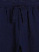 Load image into Gallery viewer, Campana Boys Blake 100% Cotton-Jersey Placement Print Joggers - Navy Blue

