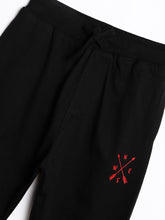 Load image into Gallery viewer, Campana Boys 100% Cotton Jersey Printed Joggers - Black
