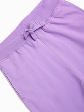 Load image into Gallery viewer, Campana Girls 100% Cotton Jersey Printed Joggers - Purple
