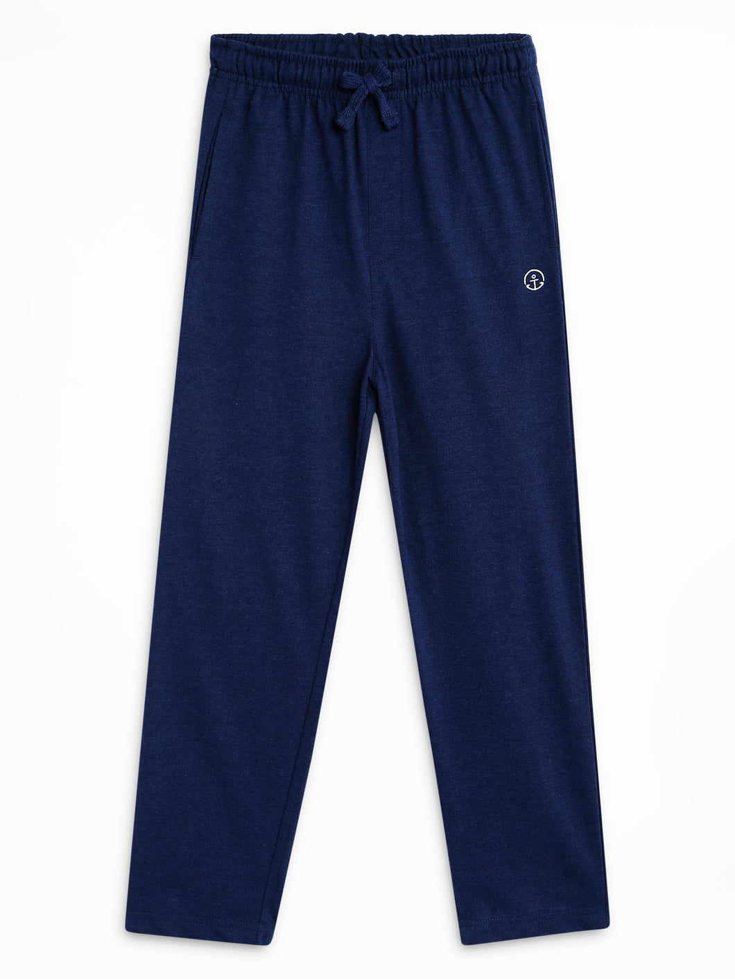 Campana Morris Boys Solid Track Pants - Denim Melange