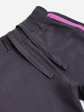 Load image into Gallery viewer, Campana Girls Pure Cotton Contrast Detail Solid Shorts - Smoky Grey
