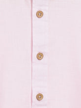Load image into Gallery viewer, Campana Boys Jon Full Sleeve Cotton - Linen Shirt - Soft Pink
