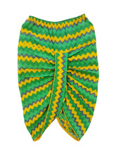Load image into Gallery viewer, Campana Boys Dhoti Kurta Set - Yellow + Green (CK15937)
