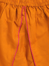 Load image into Gallery viewer, Campana Girls Sanah Dhoti Set - Bold Flower Print - Magenta &amp; Mustard
