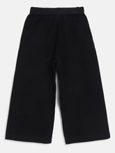 Load image into Gallery viewer, Campana Girls Chelsea 100% Cotton Culottes Trousers with Belt - Black
