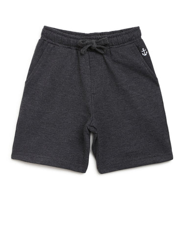 Campana Boys Regular Fit Knit Shorts - Black (CK502B2)