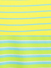 Load image into Gallery viewer, Campana Girls Pack of Two Cotton Jersey Striped Fit &amp; Flare Dresses - Canary Yellow &amp; Lime Green
