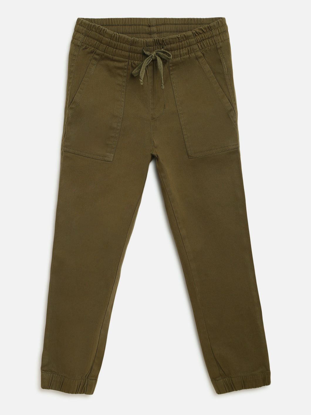 Southpole Little Boys' Active Basic Jogger Fleece Pants, Olive, Small/4