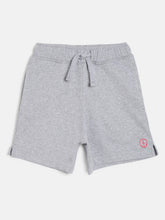 Load image into Gallery viewer, Campana Girls Simone Pack of Two Solid Shorts - Denim Melange &amp; Grey Melange
