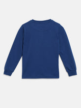 Load image into Gallery viewer, Campana Boys Alexander Full Sleeve Henley T-Shirt - Blue
