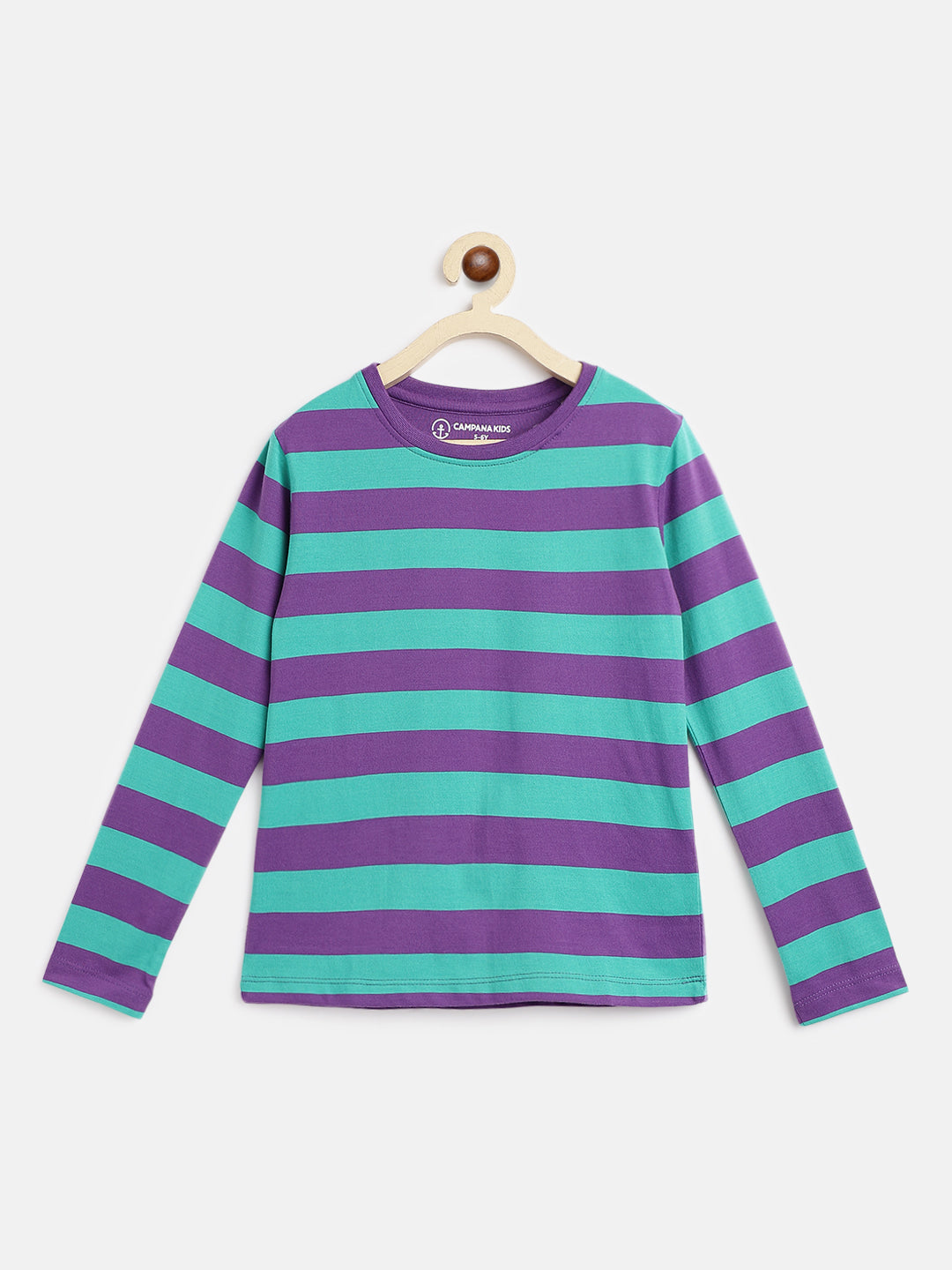 pink and purple striped t shirt